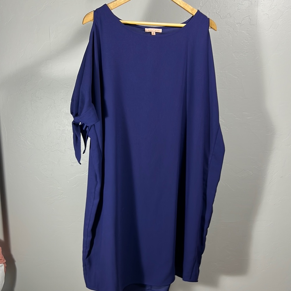 Gibson * Latimer Cold Shoulder Dress - Women’s 2X
